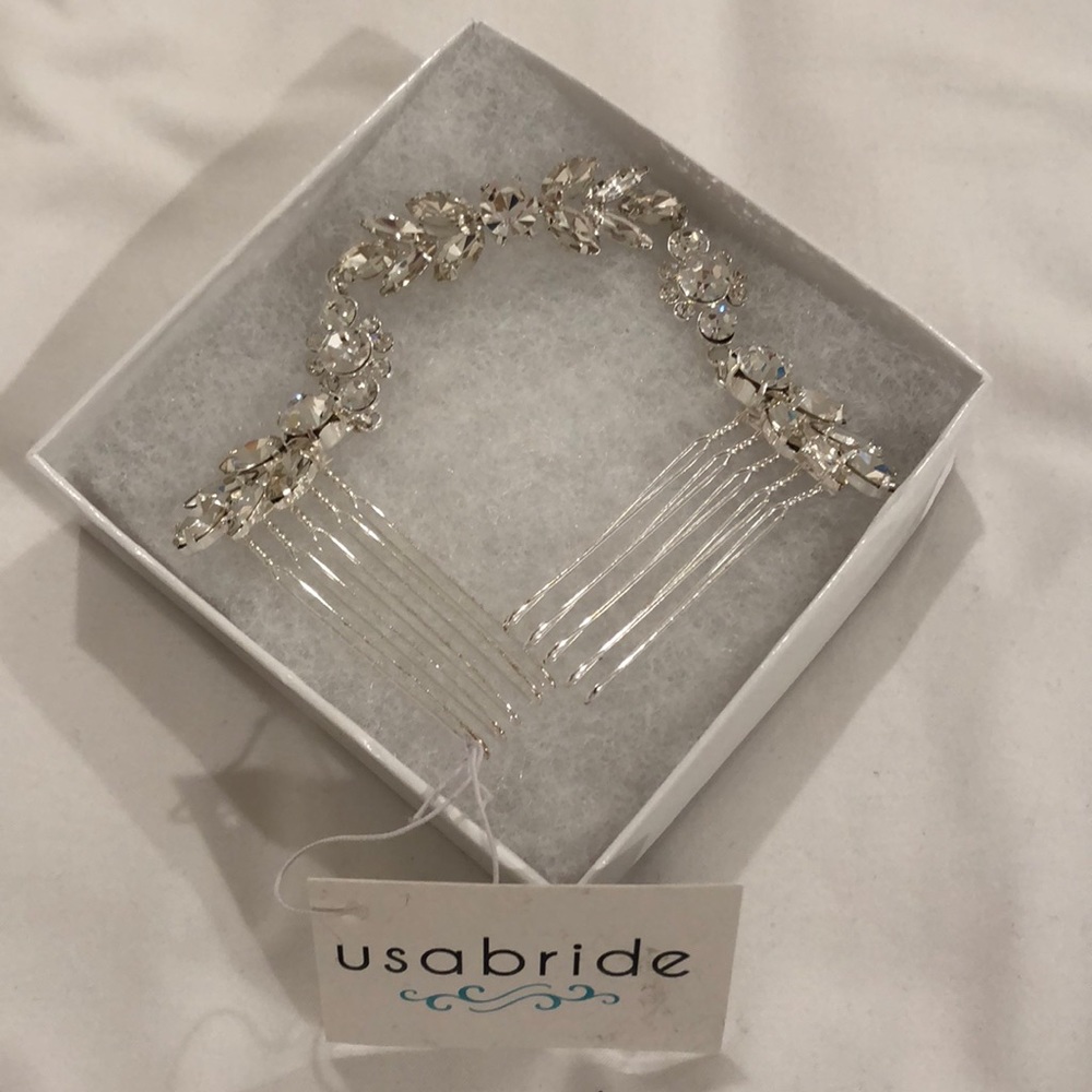 Bridal hairpiece/ wedding hair piece